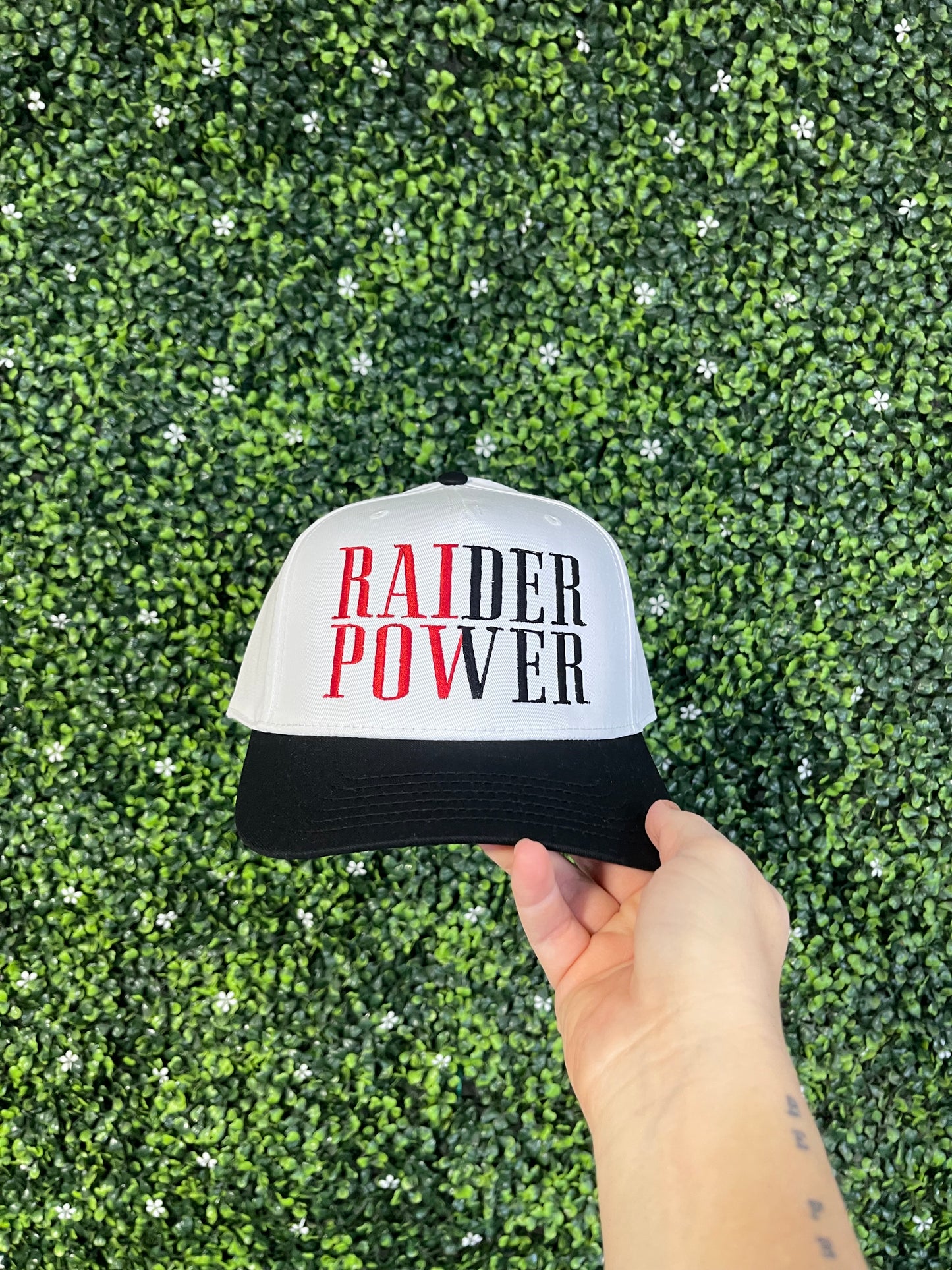 RAIDER POWER trucker hat