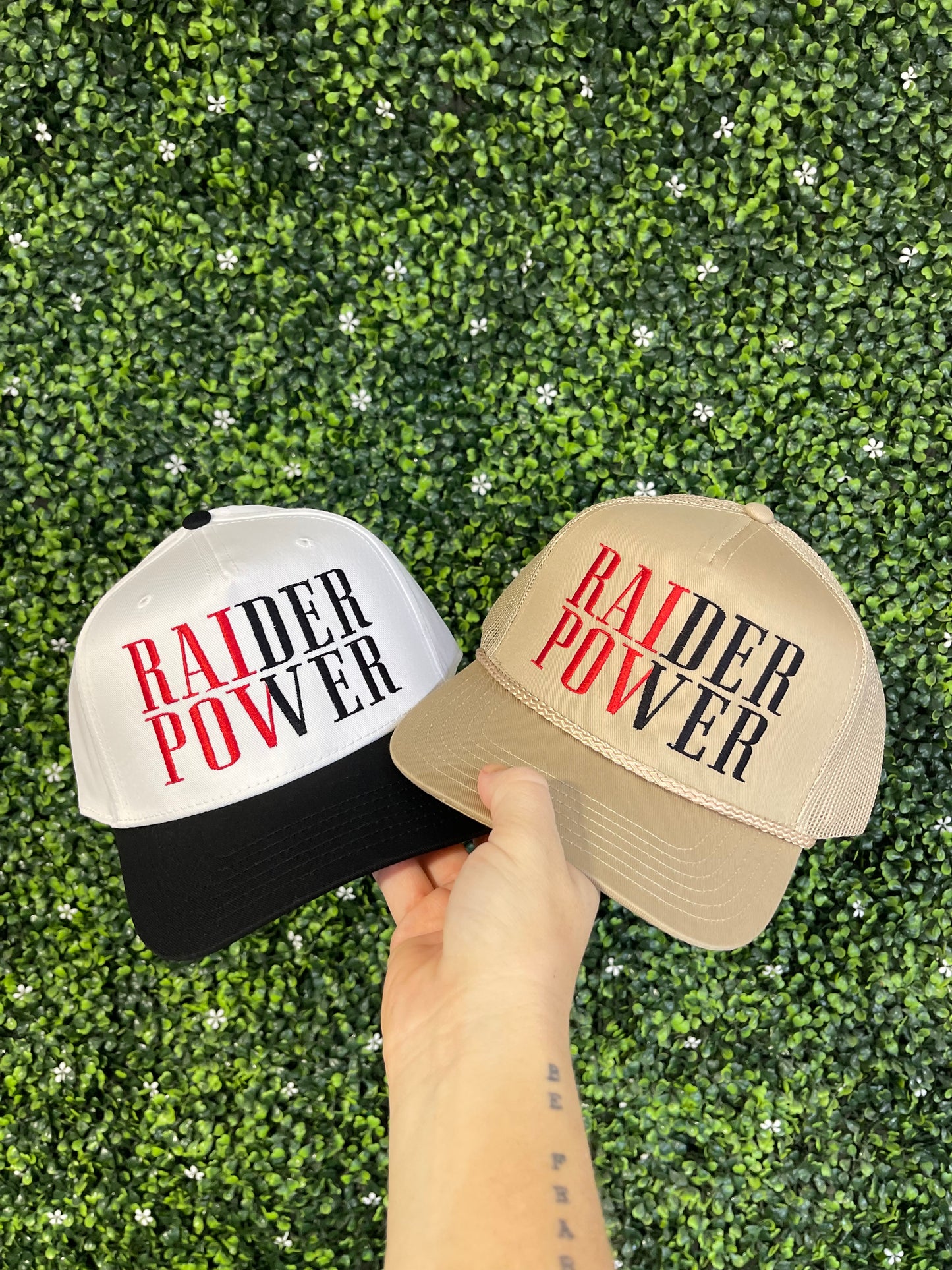 RAIDER POWER trucker hat