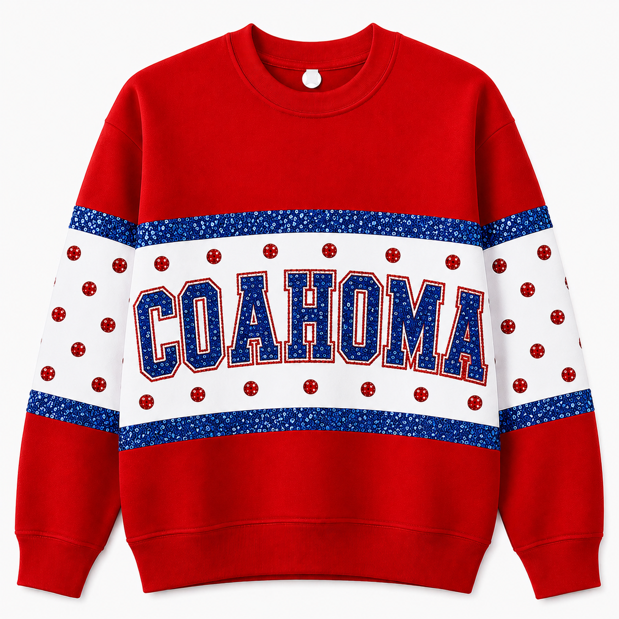 COAHOMA - Custom sequin sweatshirt