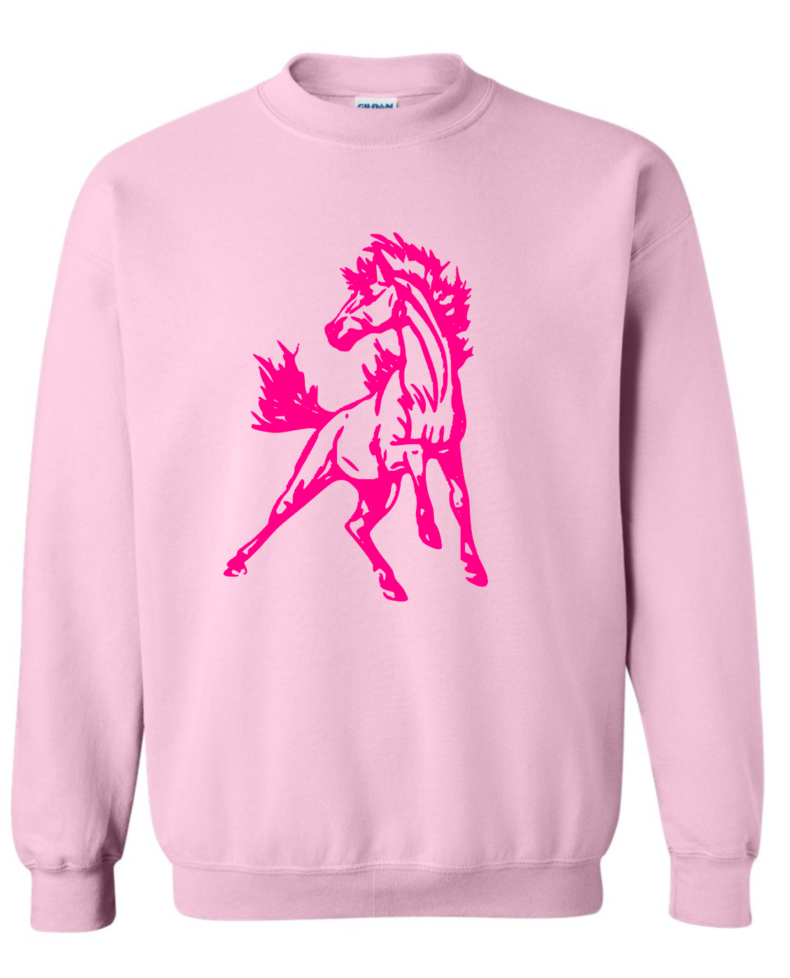 PINK OUT - MUSTANG LOGO