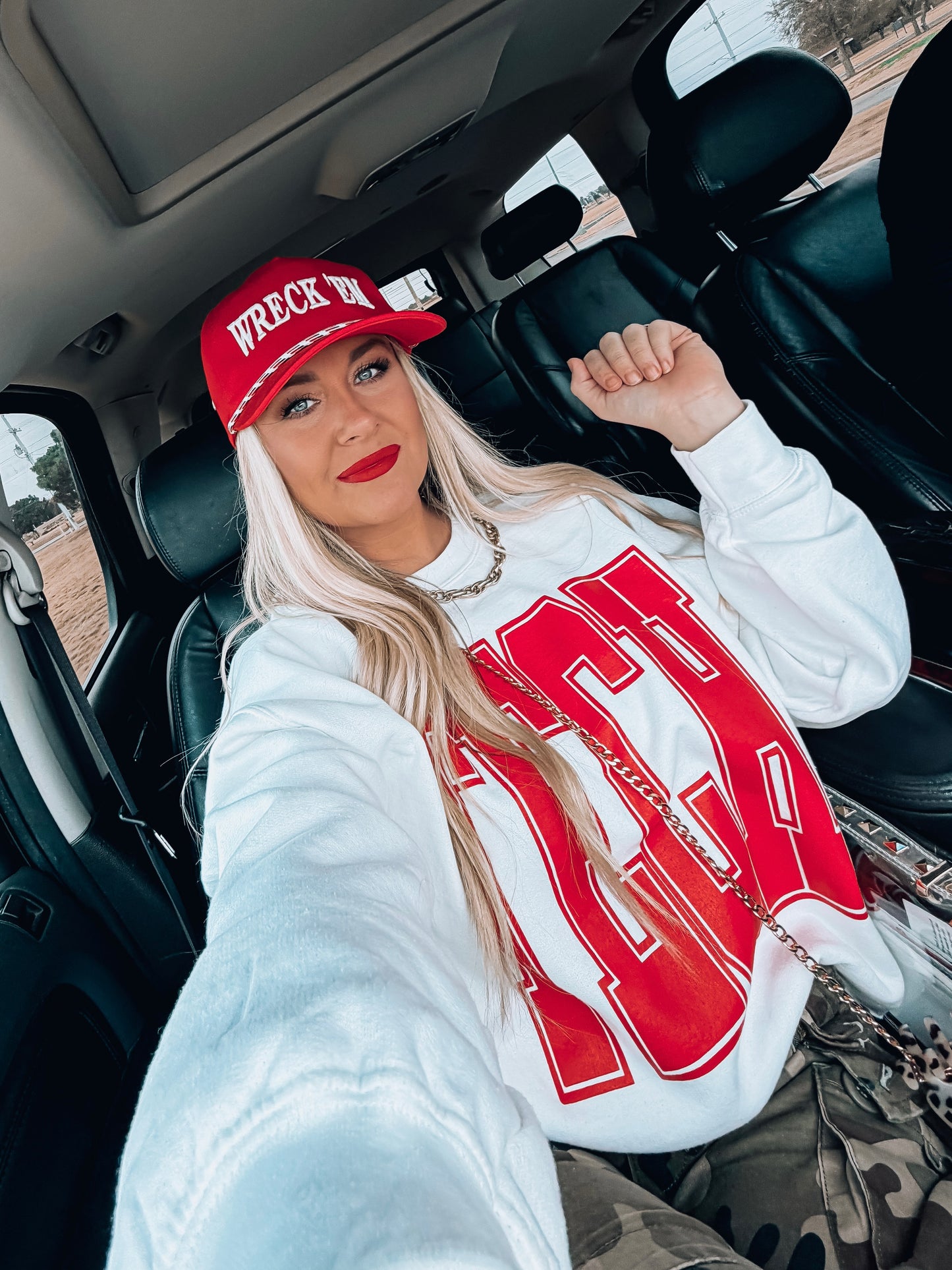 TECH varsity sweatshirt