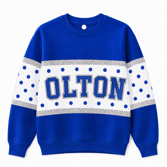 OLTON - Custom sequin sweatshirt