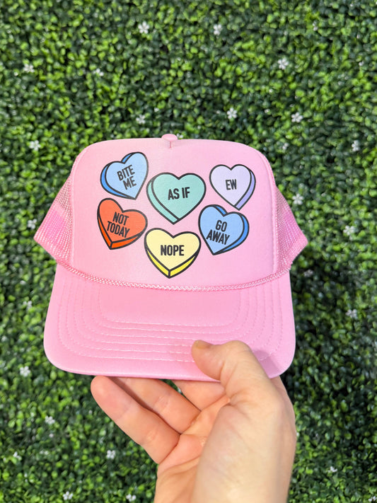 Anti-Valentine Trucker hat
