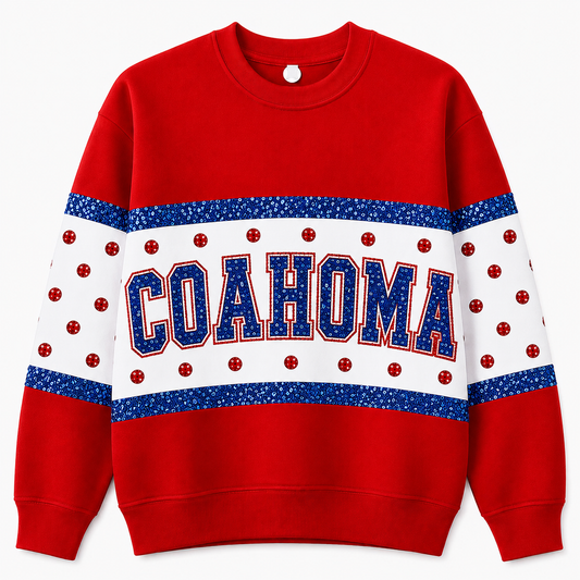 COAHOMA - Custom sequin sweatshirt