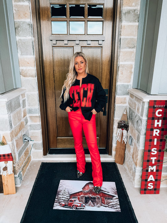 TECH varsity sweatshirt