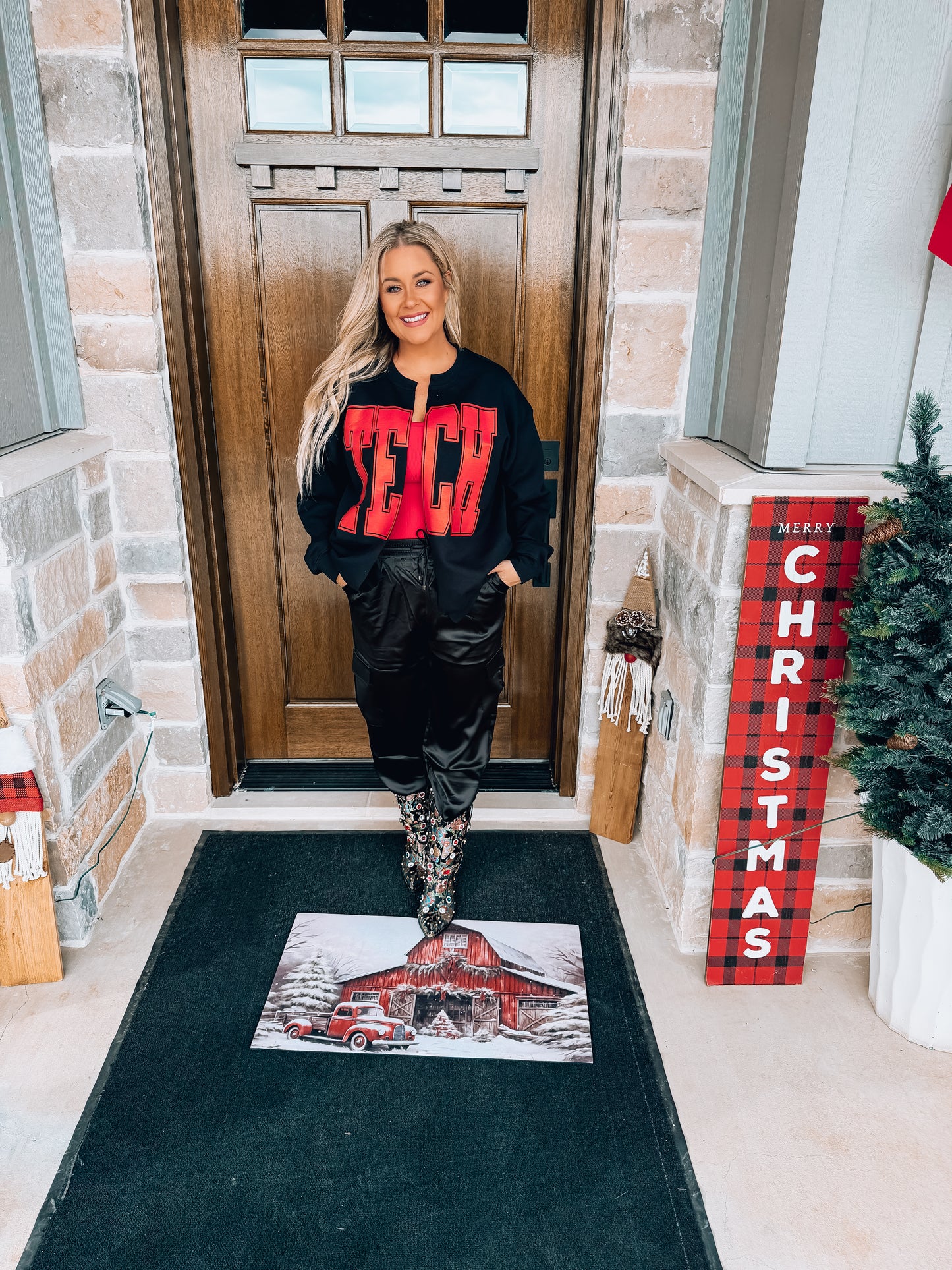 TECH varsity sweatshirt