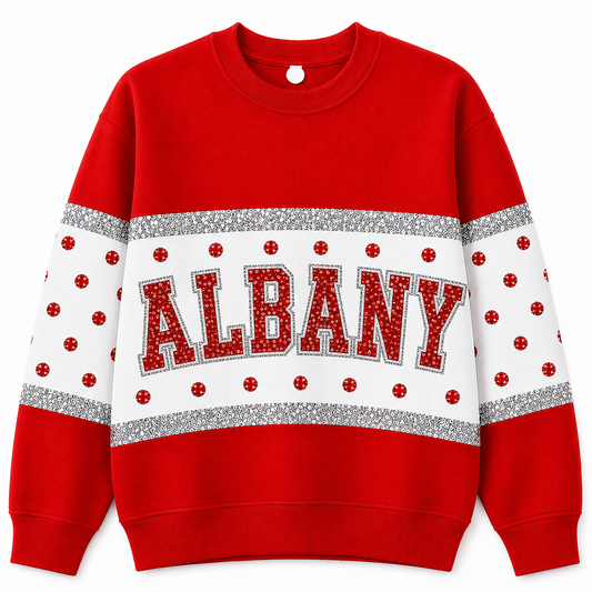 ALBANY - Custom sequin sweatshirt