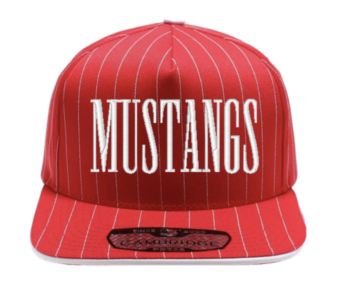 MUSTANGS pinstripe hat